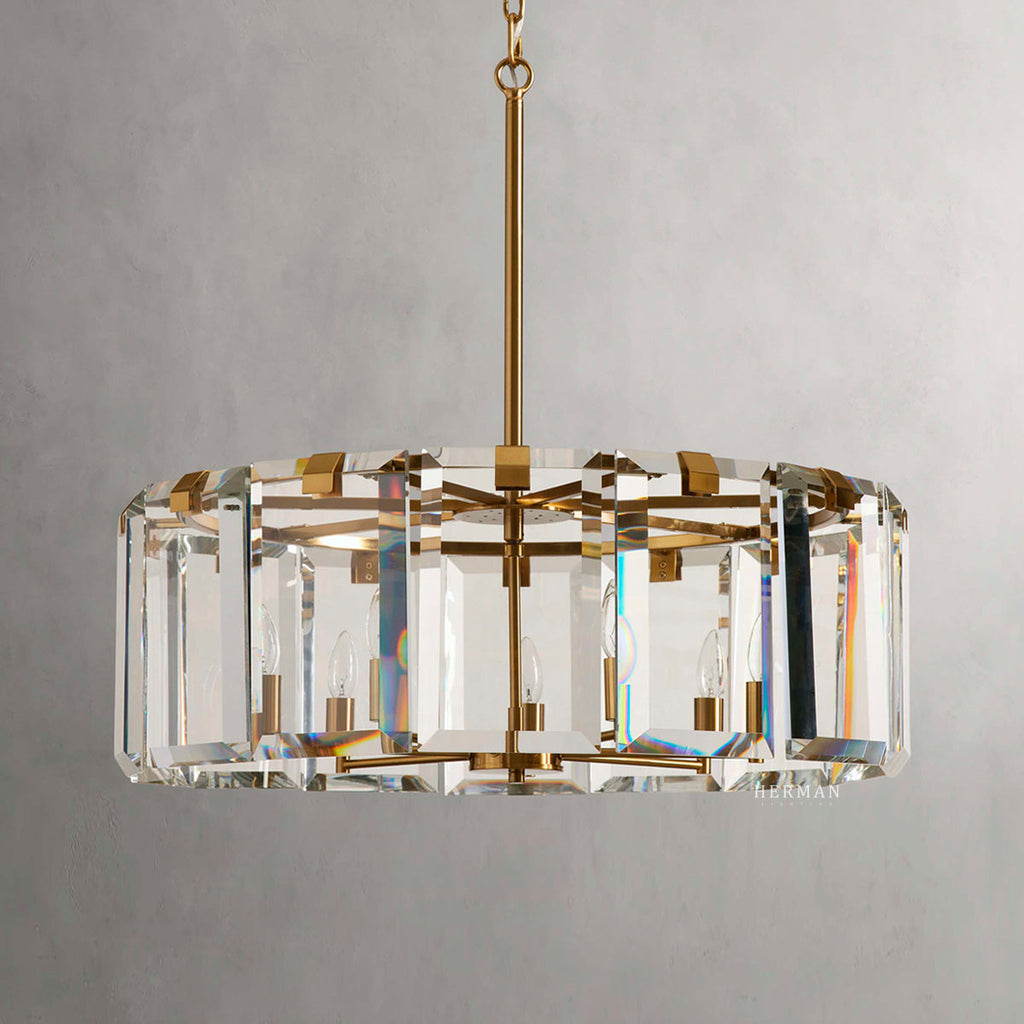 Elegant Amaya Round Chandelier 30" 38" 48" product image