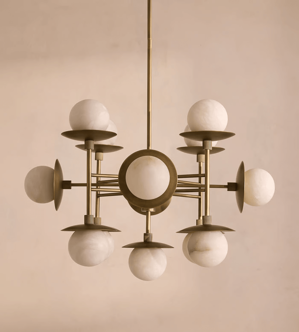 Elegant Cara Alabaster Chandelier additional product view