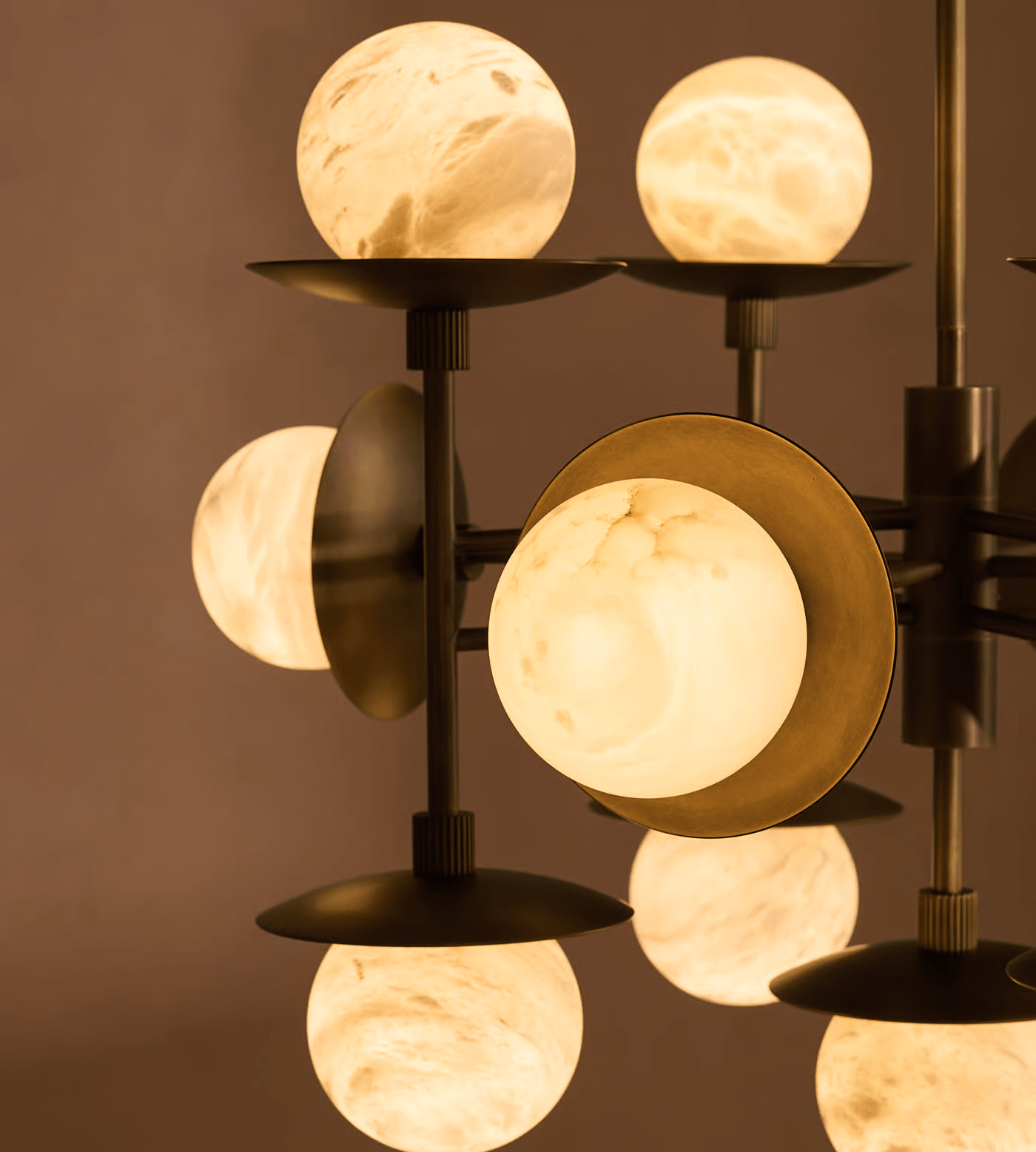 Elegant Cara Alabaster Chandelier product image