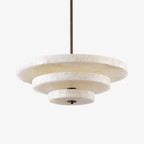 Elegant Ice Queen Alabaster Chandelier by Bling Lighting Studio