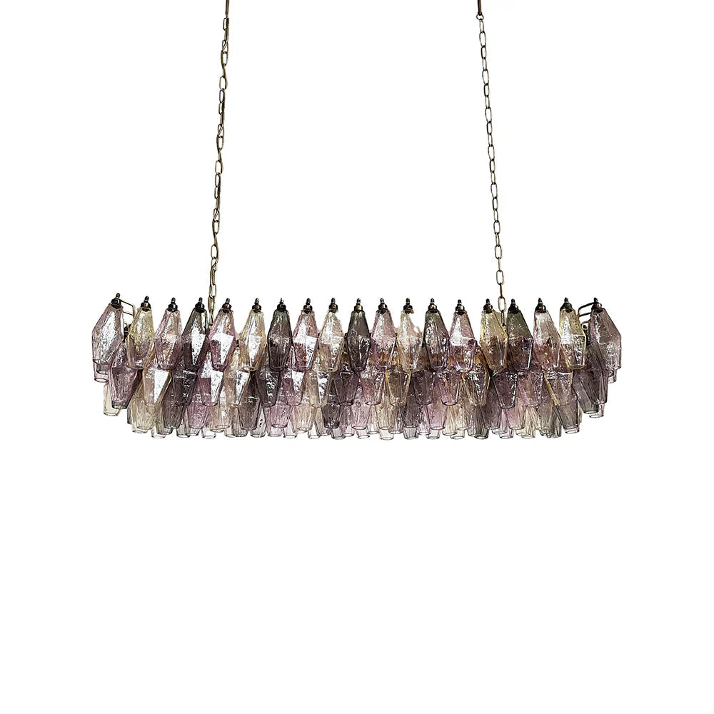 Elegant Multicolored Murano Poliedri Chandelier product image