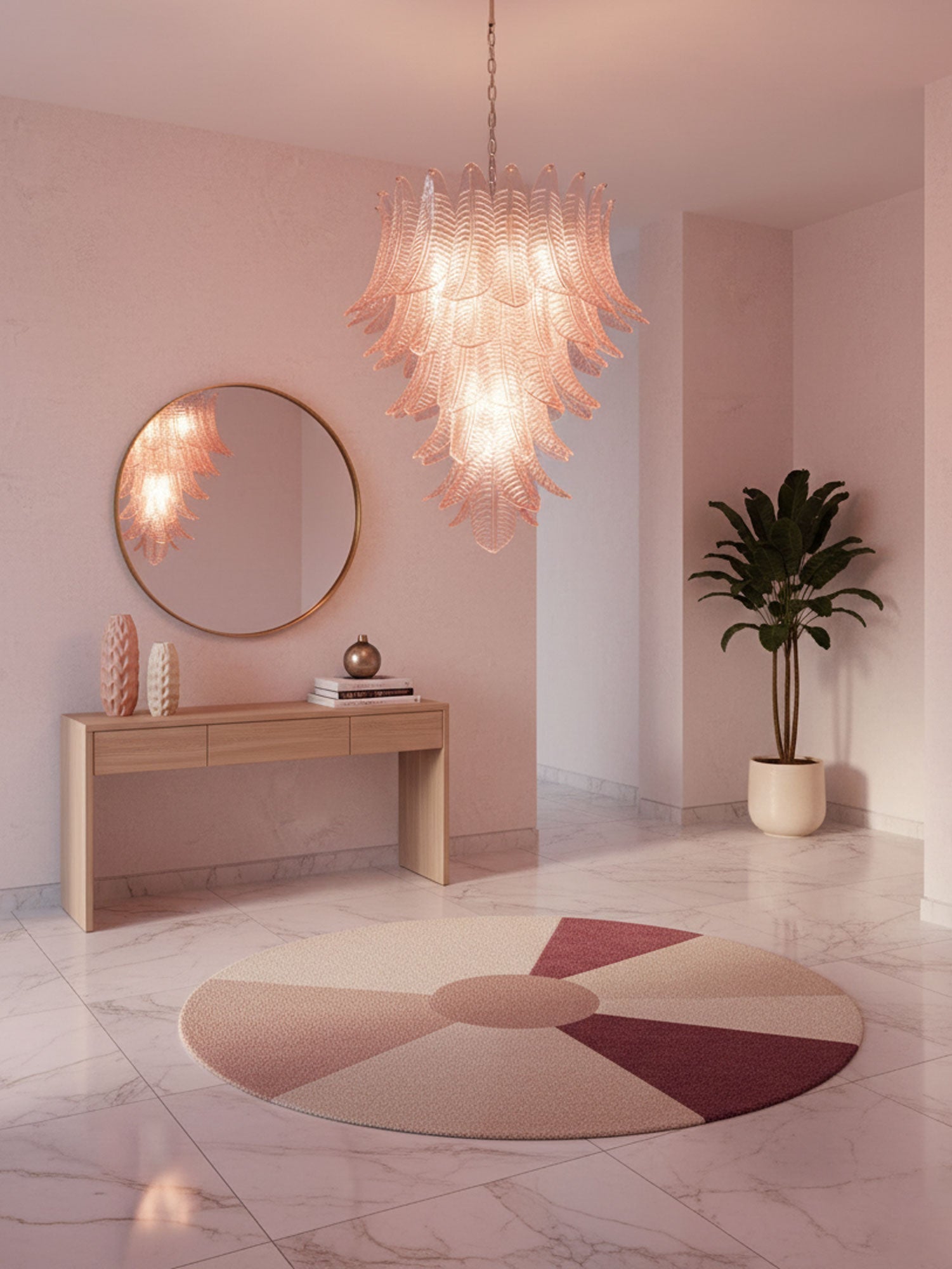 Elegant Rosalind Murano Felci Chandelier product image