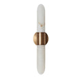 Elongated Alabaster Tube Wall Sconce, product view 6