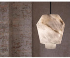 Elvian Alabaster Pendant Light by Bling Lighting Studio
