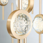 Velveton Seeded Glass Chandelier by Bling Lighting Studio