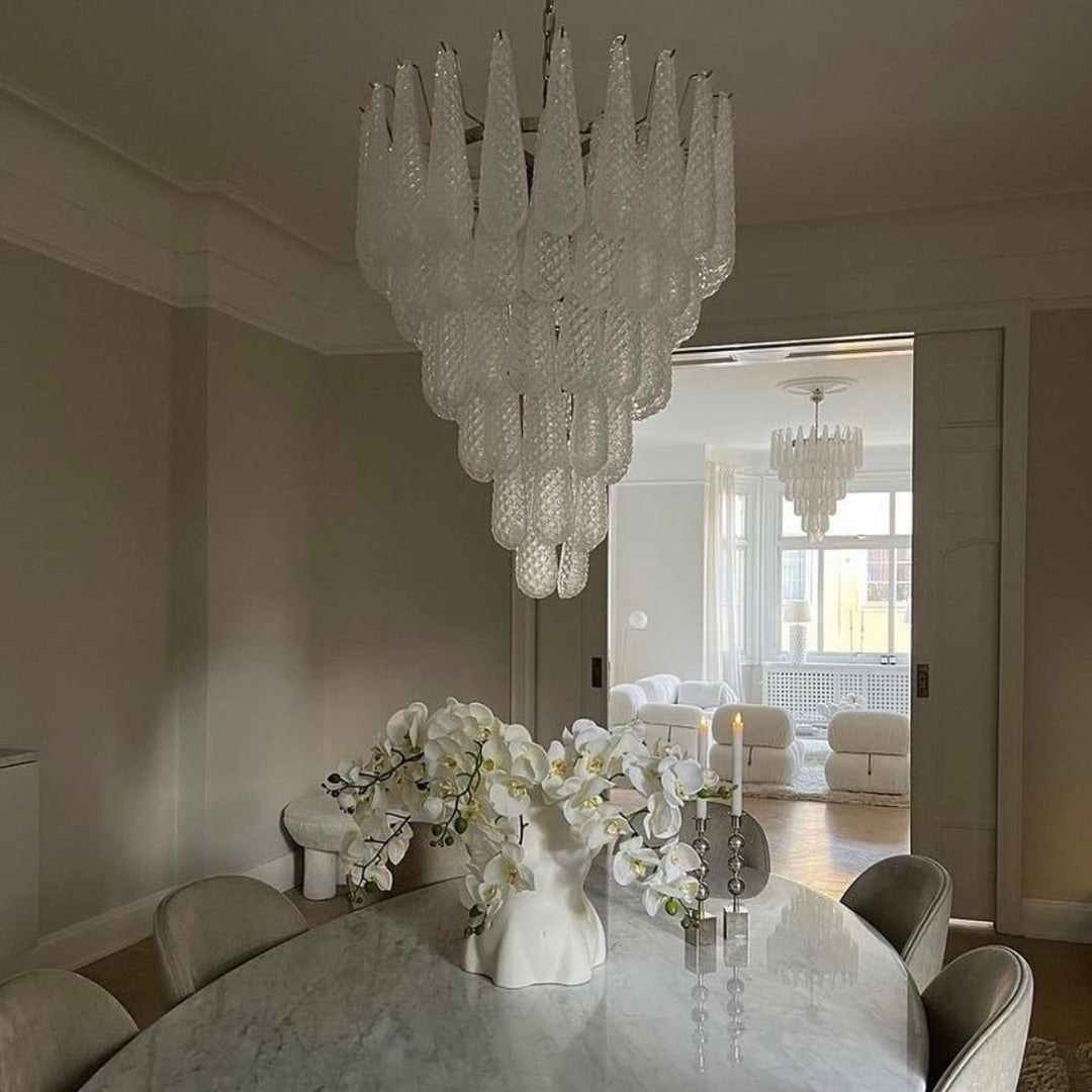 Exquisite Murano Glass Dewdrop Chandelier product image