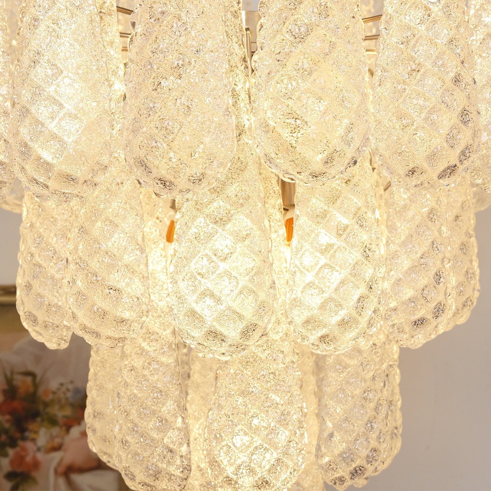 Exquisite Murano Glass Dewdrop Chandelier product image