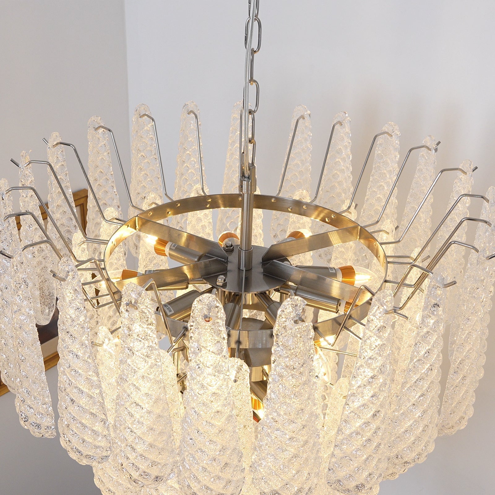 Exquisite Murano Glass Dewdrop Chandelier product image