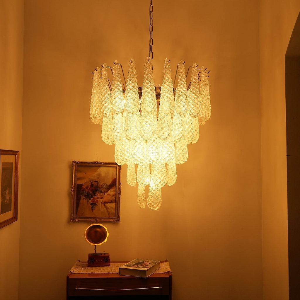 Exquisite Murano Glass Dewdrop Chandelier product image