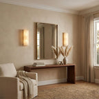 Faceted Alabaster Wall Sconce by Bling Lighting Studio
