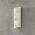 Faceted Alabaster Wall Sconce by Bling Lighting Studio