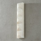 Faceted Alabaster Wall Sconce by Bling Lighting Studio