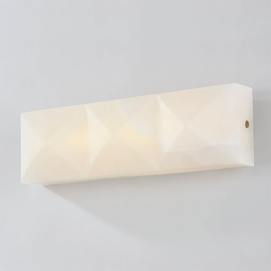 Faceted Alabaster Wall Sconce by Bling Lighting Studio