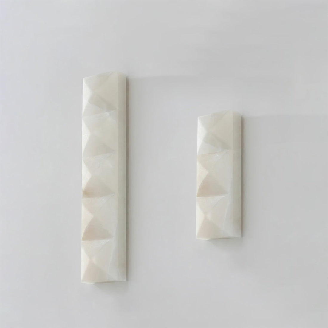 Faceted Alabaster Wall Sconce by Bling Lighting Studio