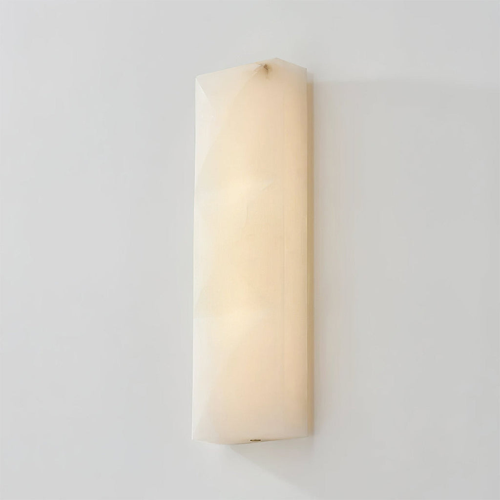 Faceted Alabaster Wall Sconce by Bling Lighting Studio