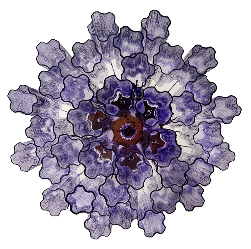 Fantastic Murano Amethyst Glass Tube Chandelier product image