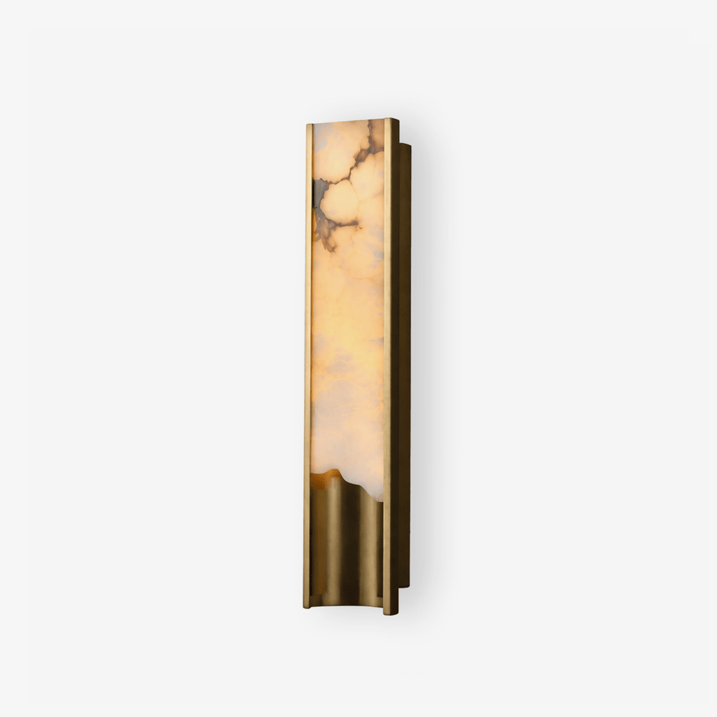 Aurelia Vein Alabaster Wall Light by Bling Lighting Studio