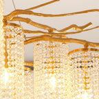 Forest Dawn Brass Branch Chandelier by Bling Lighting Studio
