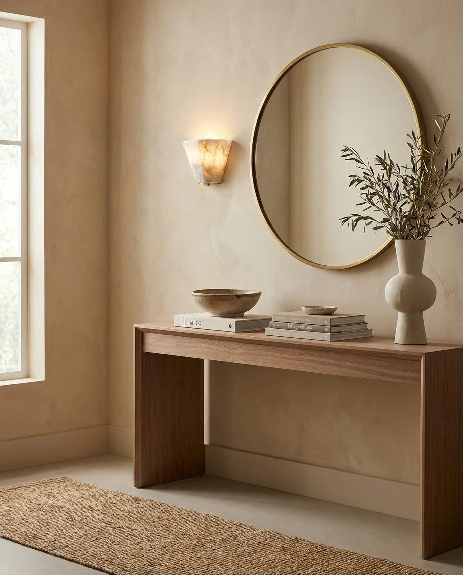 Fun Guy Alabaster Wall Sconce, product view 6