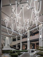 Elegant The Gabriel Infinity Loop LED Chandelier | Custom Size & Made-to-Order Lighting for Luxury Homes & Commercial