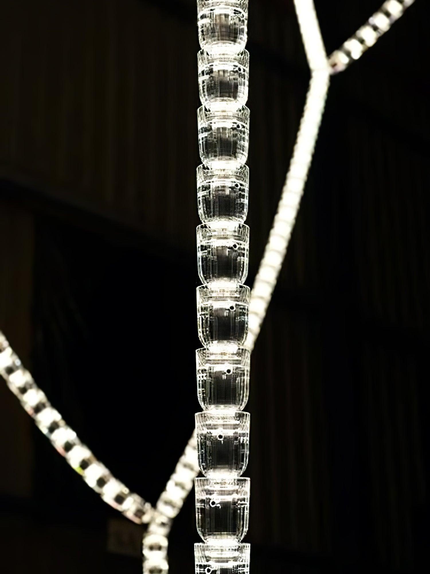 Elegant The Gabriel Infinity Loop LED Chandelier | Custom Size & Made-to-Order Lighting for Luxury Homes & Commercial