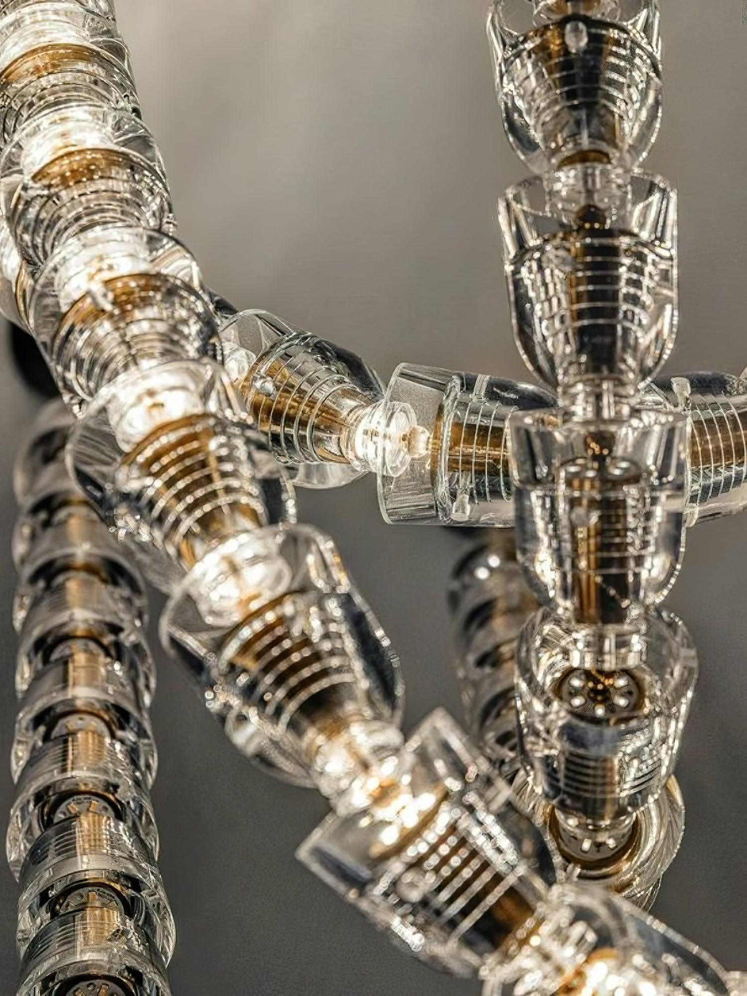Elegant The Gabriel Infinity Loop LED Chandelier | Custom Size & Made-to-Order Lighting for Luxury Homes & Commercial