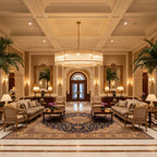 Grand Tiered Chandelier with Fluted Glass Rod by Bling Lighting Studio