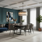 Grand Tiered Chandelier with Fluted Glass Rod by Bling Lighting Studio