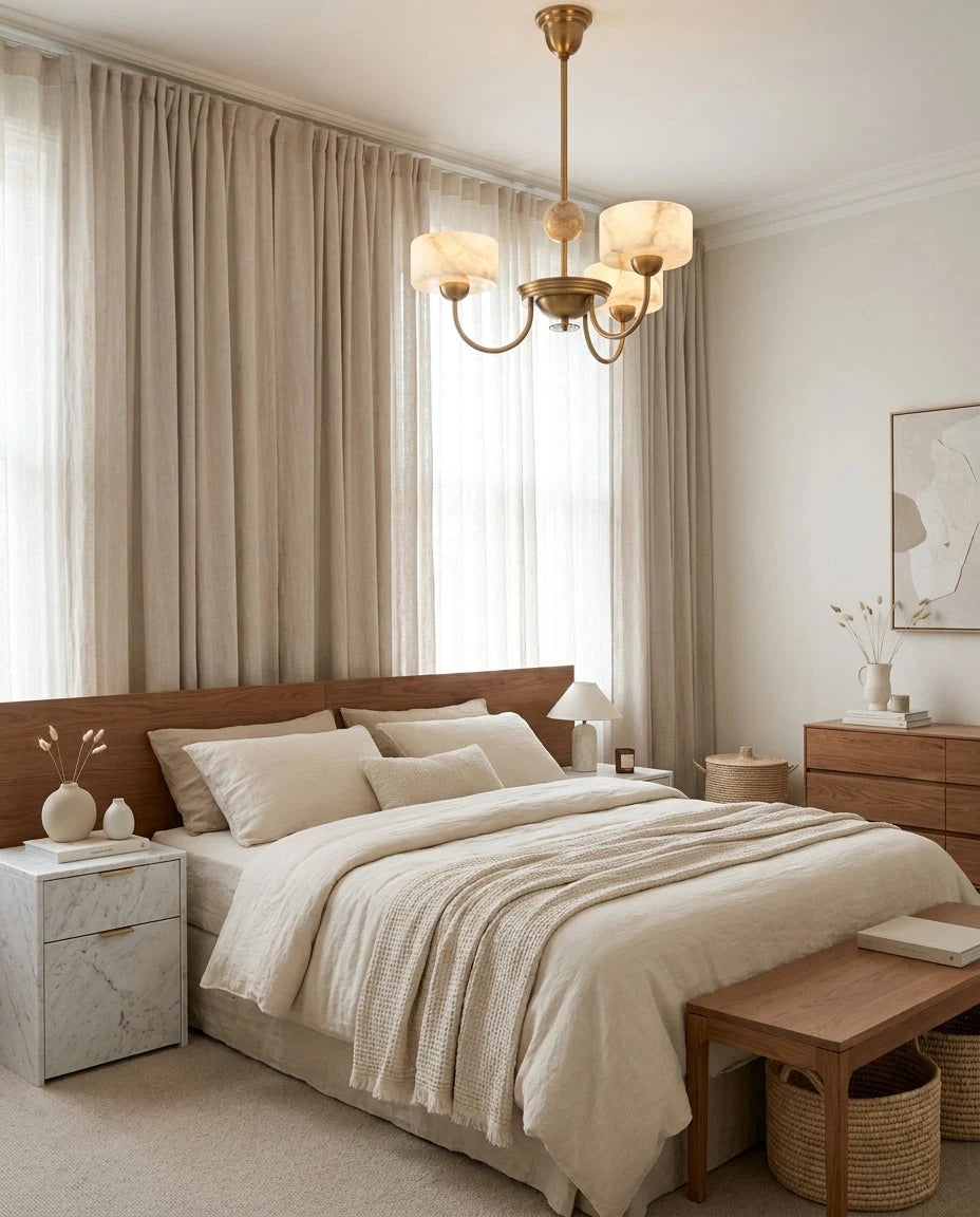 Grevola Alabaster Candelabra Chandelier, product view 6