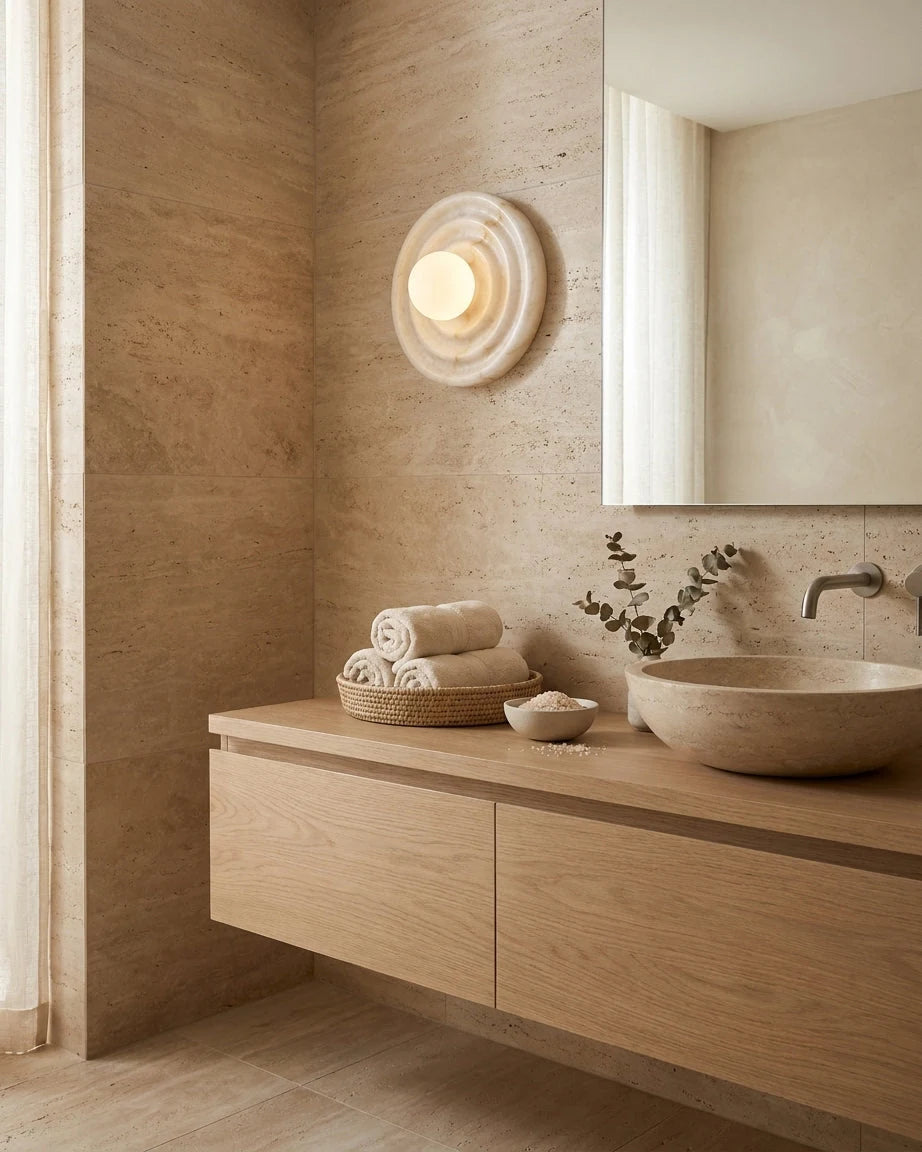 Grove Alabaster Wall Sconce, product view 11