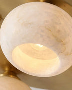 Hailie Five-Light Alabaster Flush Mount, product view 13