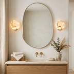 Halo Alabaster Wall Sconce by Bling Lighting Studio