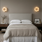 Halo Alabaster Wall Sconce by Bling Lighting Studio