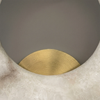 Halo Alabaster Wall Sconce by Bling Lighting Studio