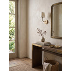 Hammered-Metal Alabaster Wall Sconce, product view 10