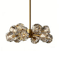 Hand-Cut Crystal Orb Branching Chandelier by Bling Lighting Studio
