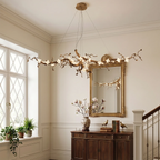 Handcrafted Sculptural Floral Branch Chandelier by Bling Lighting Studio