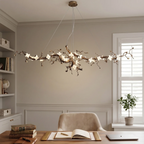 Handcrafted Sculptural Floral Branch Chandelier by Bling Lighting Studio