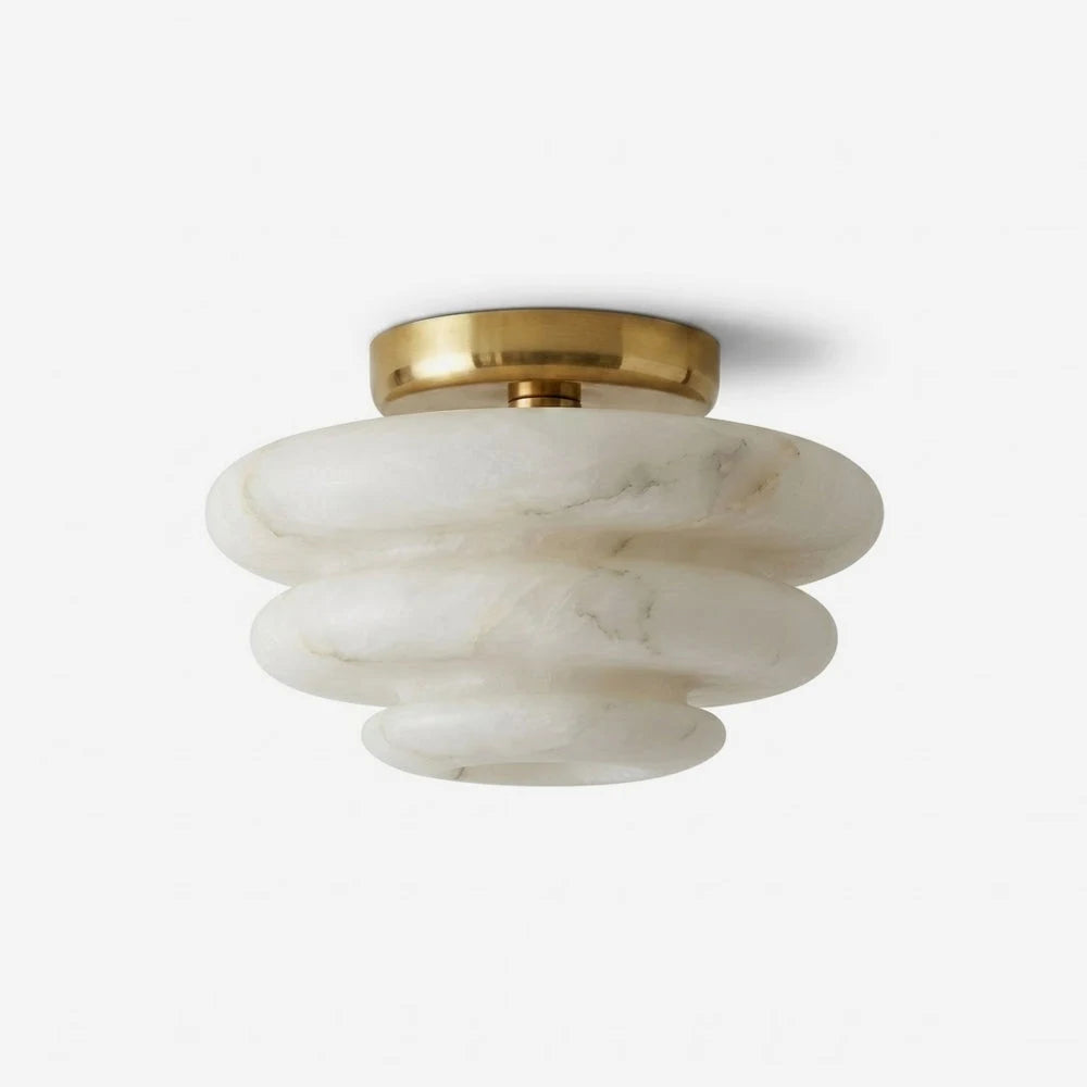 Honeylite Alabaster Flush Mount, product view 1
