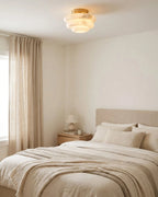 Honeylite Alabaster Flush Mount, product view 2