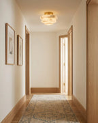Honeylite Alabaster Flush Mount, product view 4