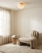 Honeylite Alabaster Flush Mount, product view 9