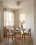 Honeylite Alabaster Flush Mount, product view 10