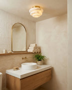 Honeylite Alabaster Flush Mount, product view 14