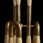 Horsehair 9-Light Pendant in interior setting