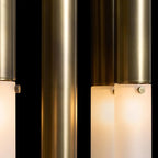 Horsehair 9-Light Pendant finish and horsehair detail