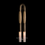 Horsehair Sconce Solid Brass 30''H in Aged Brass with Palomino horsehair