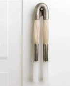 Horsehair Sconce Solid Brass 30''H