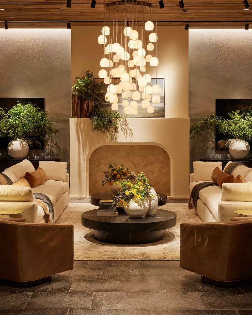 Arica Alabaster Pendant by Bling Lighting Studio