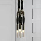 Horsehair Solid Brass Pendant  60''H